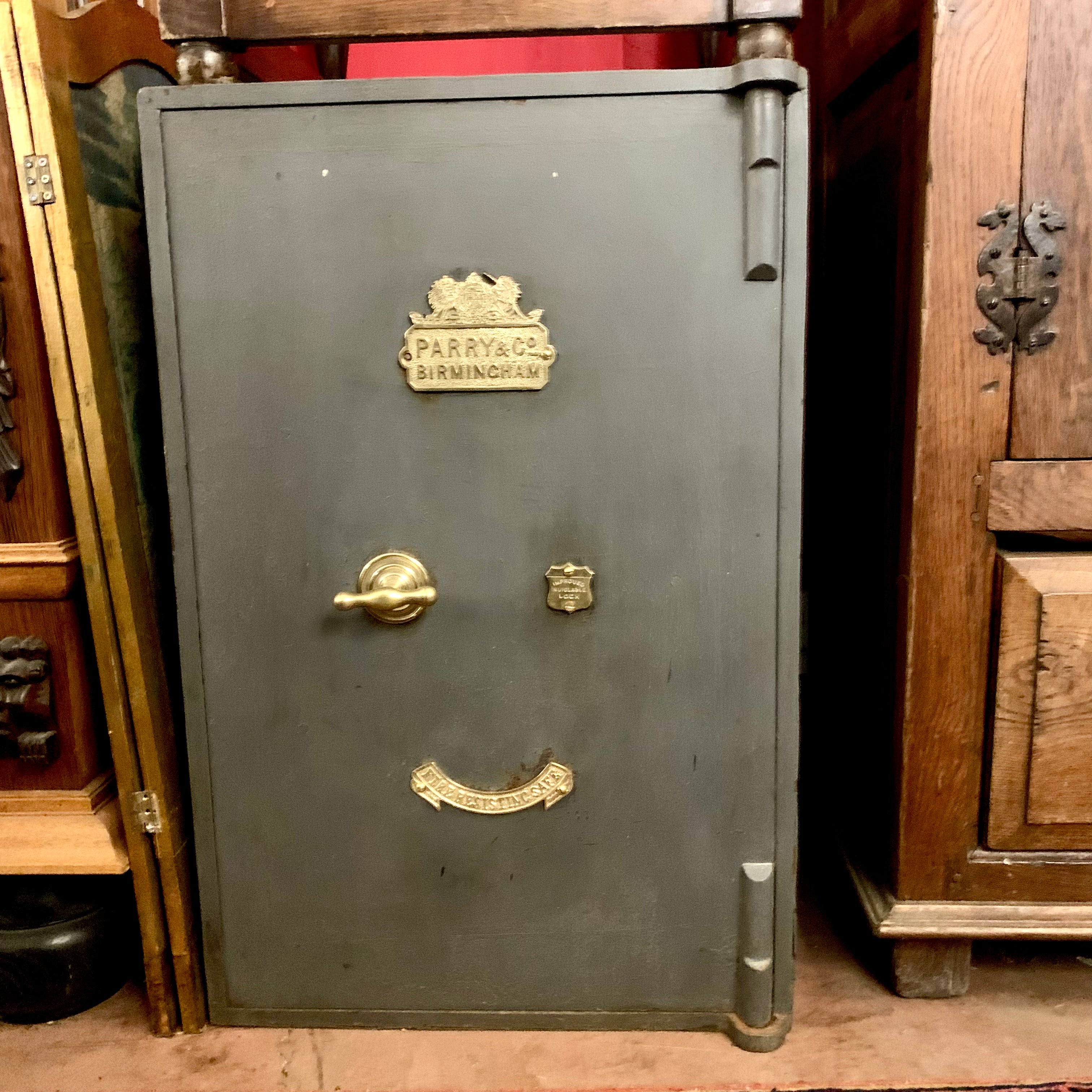 Antique "Parry & Co" Fire Resistant Safe