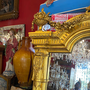 Elegant Antique French Mirror