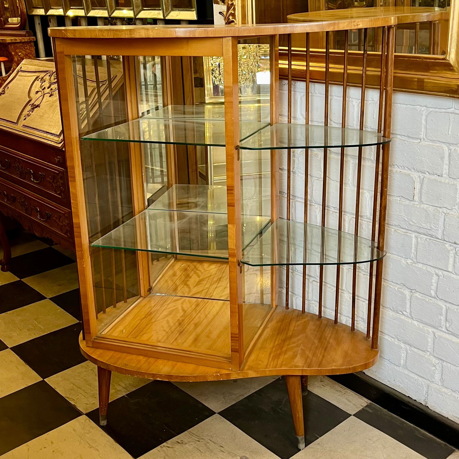 Maple Art Deco Drinks Cabinet - SOLD