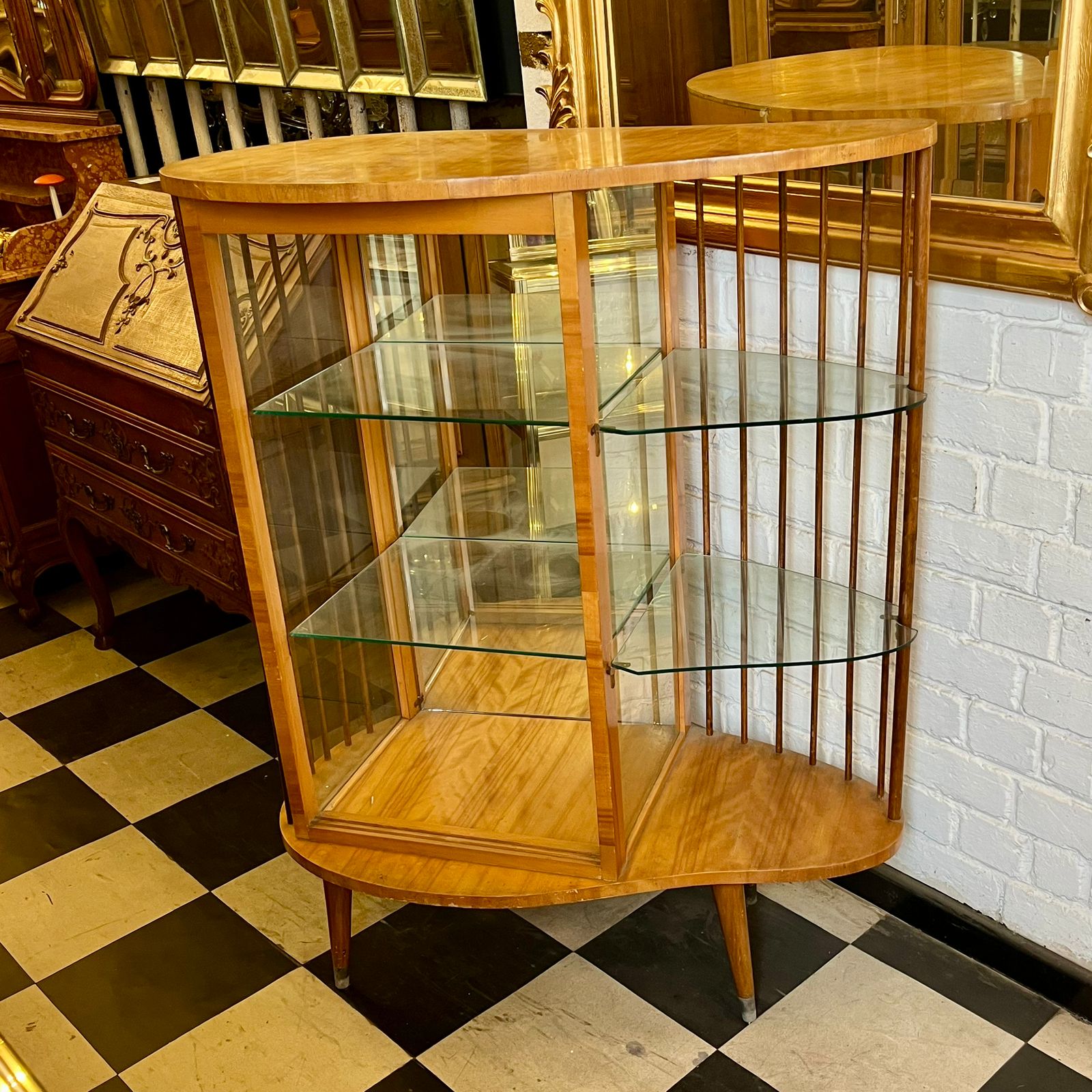 Maple Art Deco Drinks Cabinet - SOLD