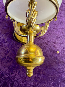 A Pair of Victorian Brass Sconces - SOLD