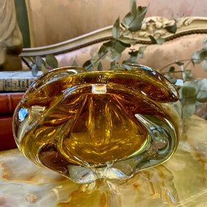 Stunning Rare and Vintage Honey Coloured Murano