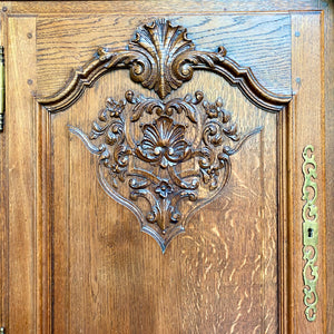 Stunning Carved Oak Antique French Server