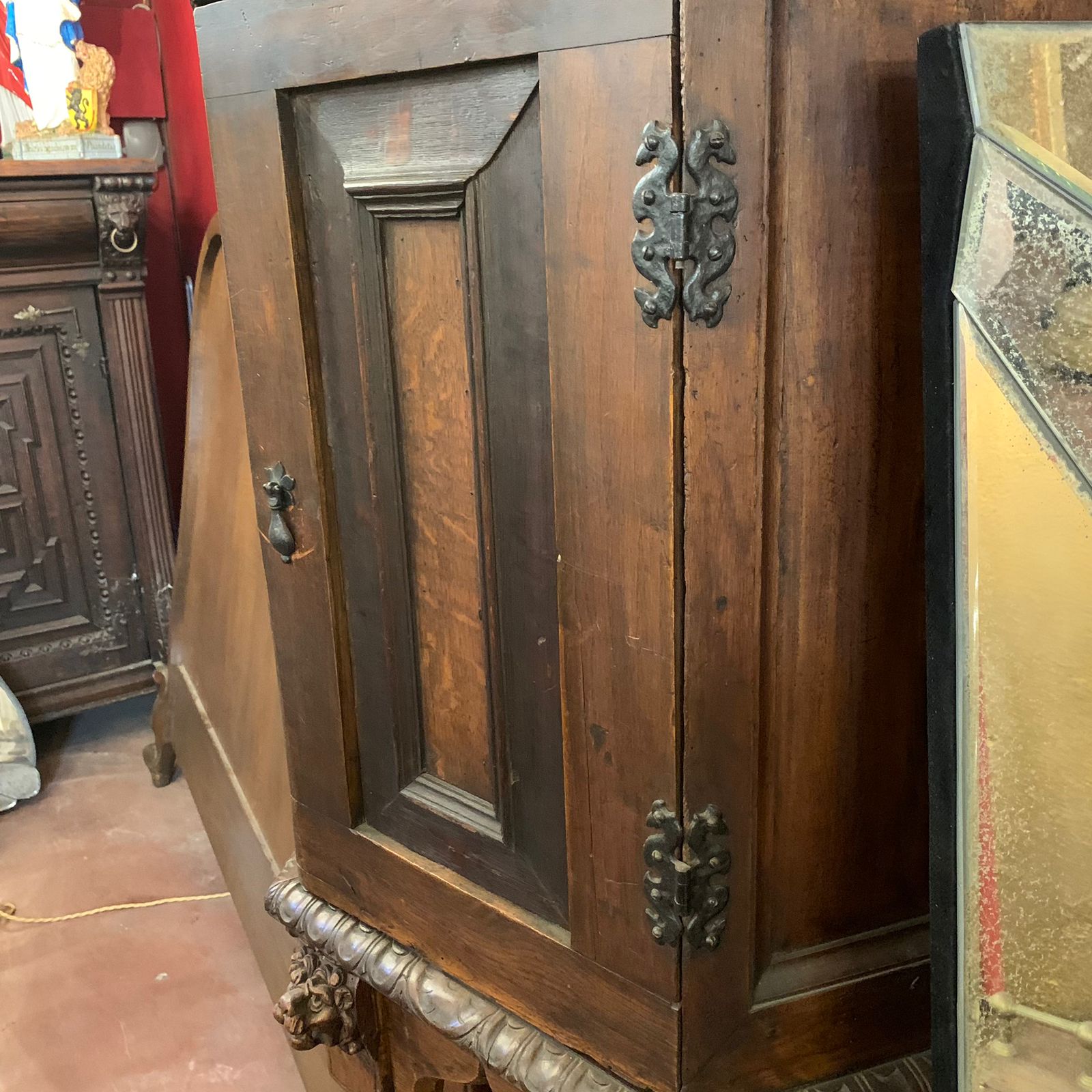 Antique Unique German Cabinet