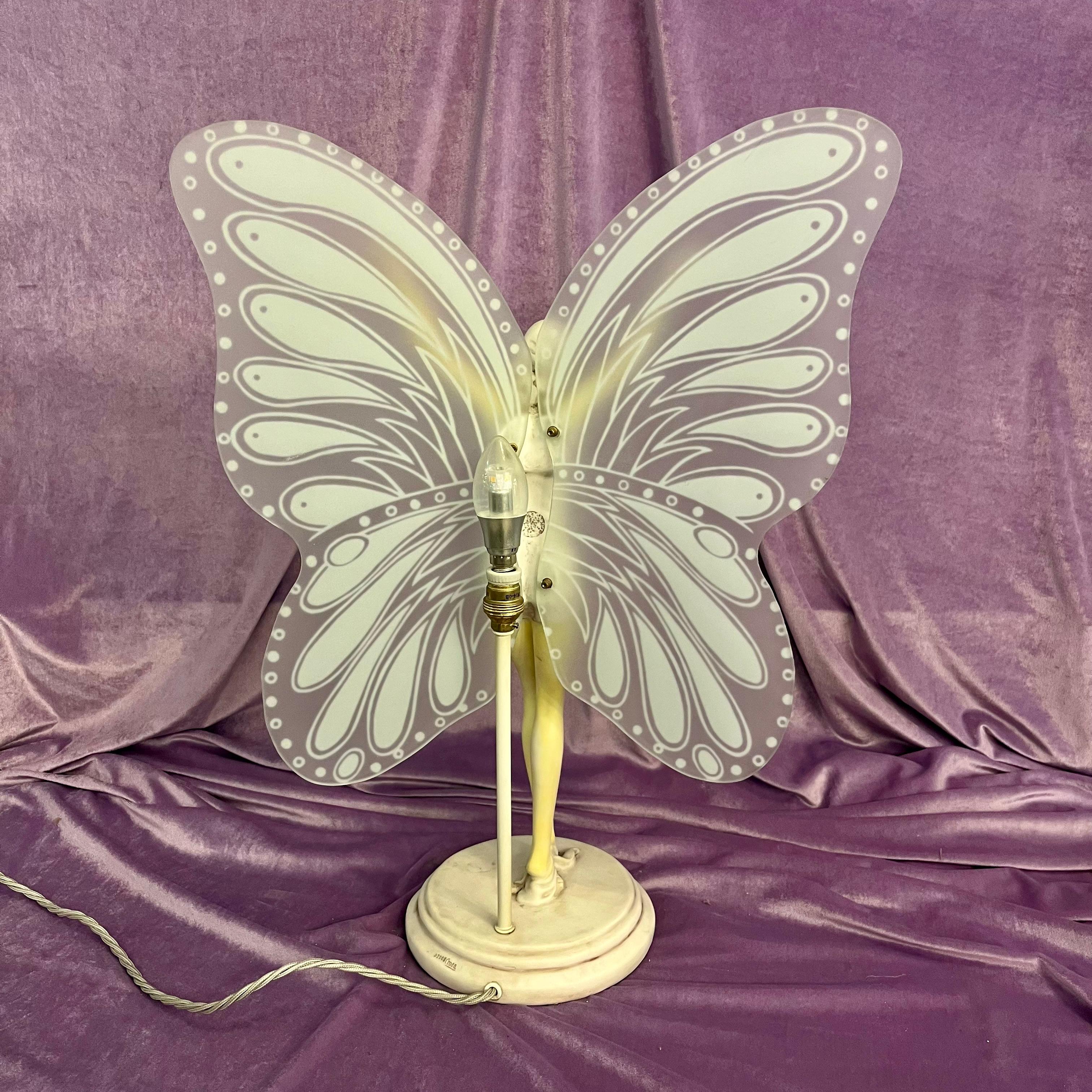 Vintage Fairy Lamp with Frosted Glass