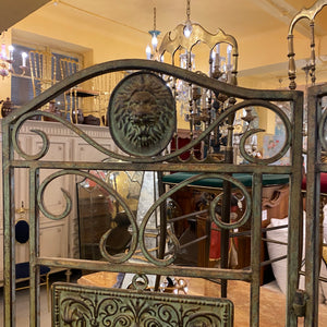 Antique Wrought Iron Room Divider