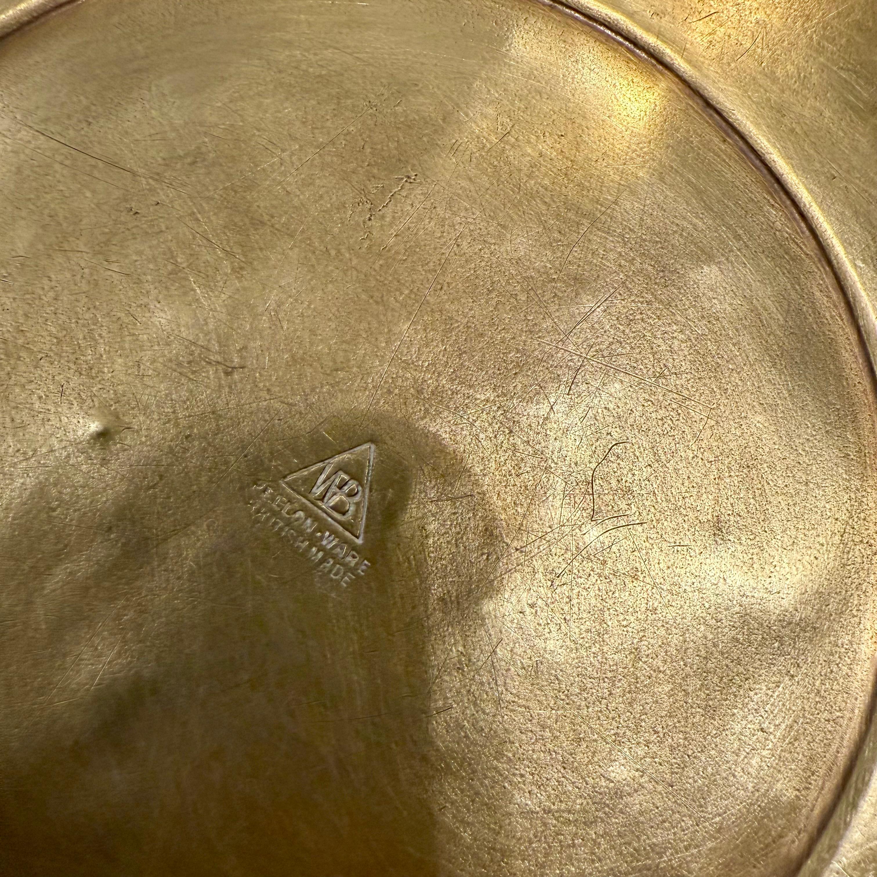 Antique Polished Brass Pot - SOLD