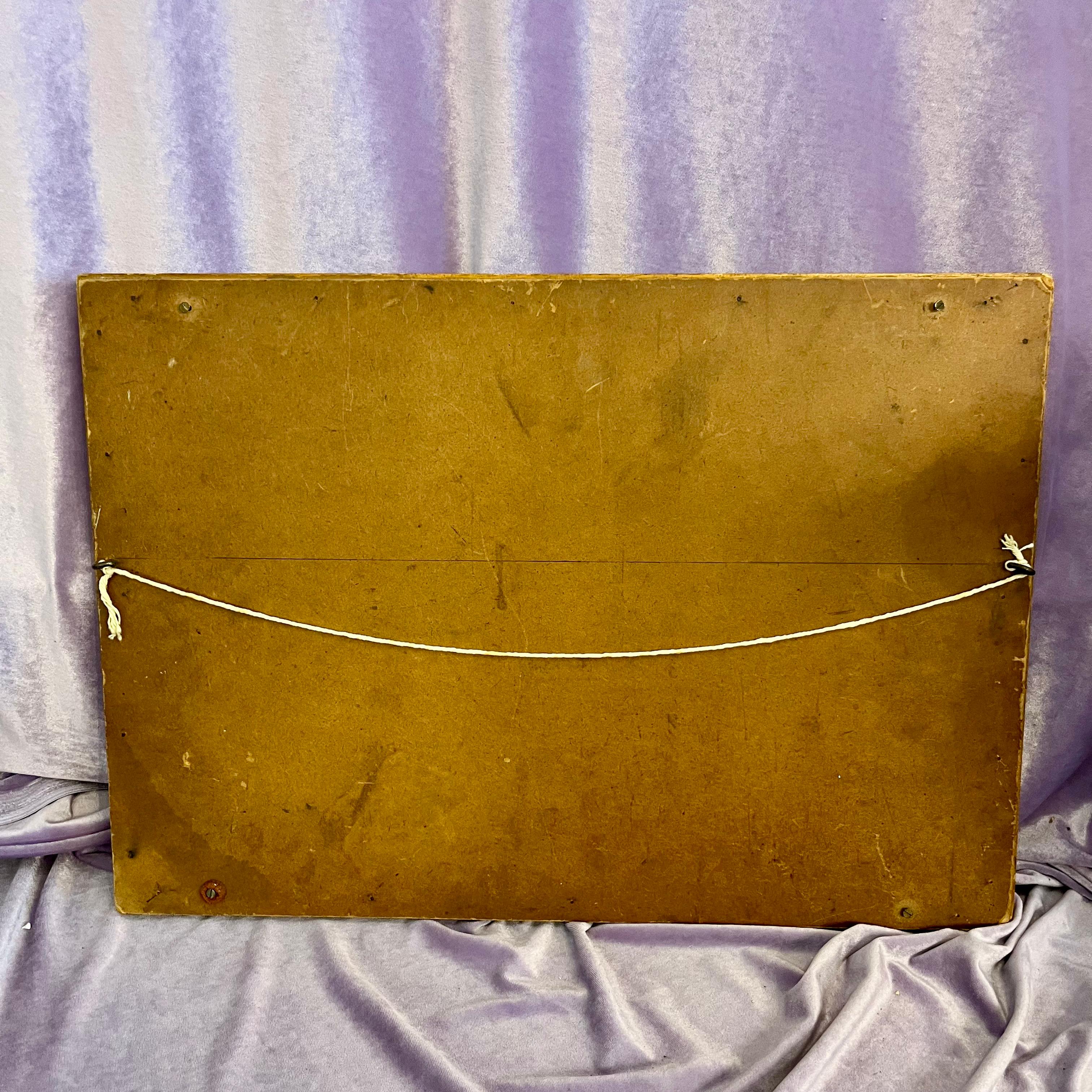 Framed Ave Maria Devotional Print – Madonna & Child with Saints