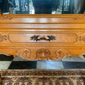 Antique Oak Display Cabinet