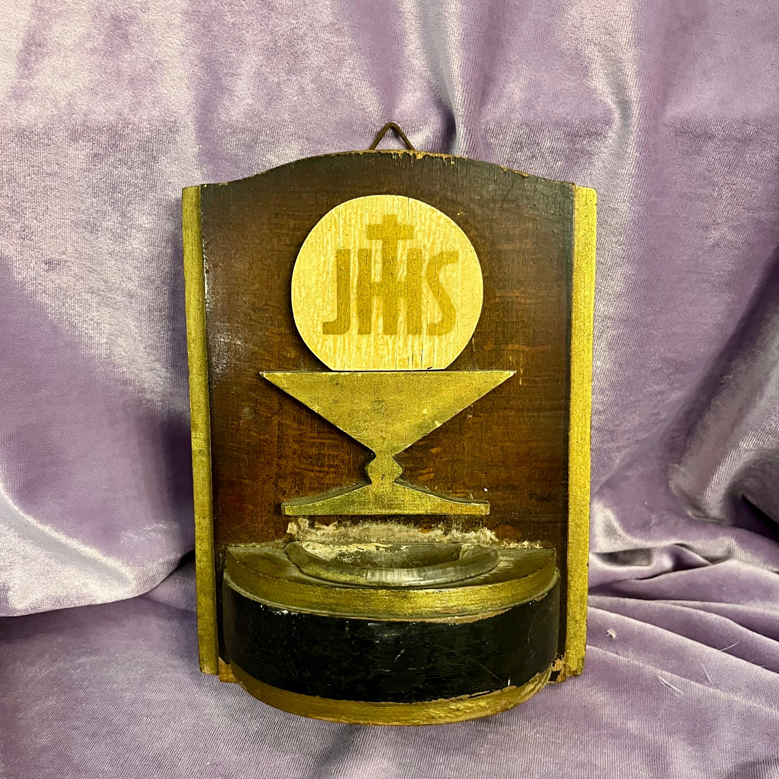 Communion Symbol Holy Water Font