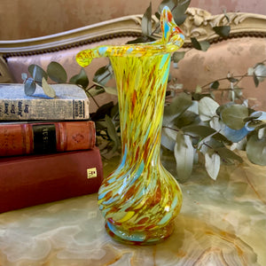 Unusual Vivid Coloured Murano Vase - SOLD