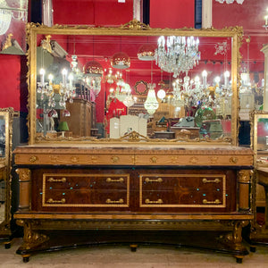 Unique Italian Empire Style Cabinet & Mirror