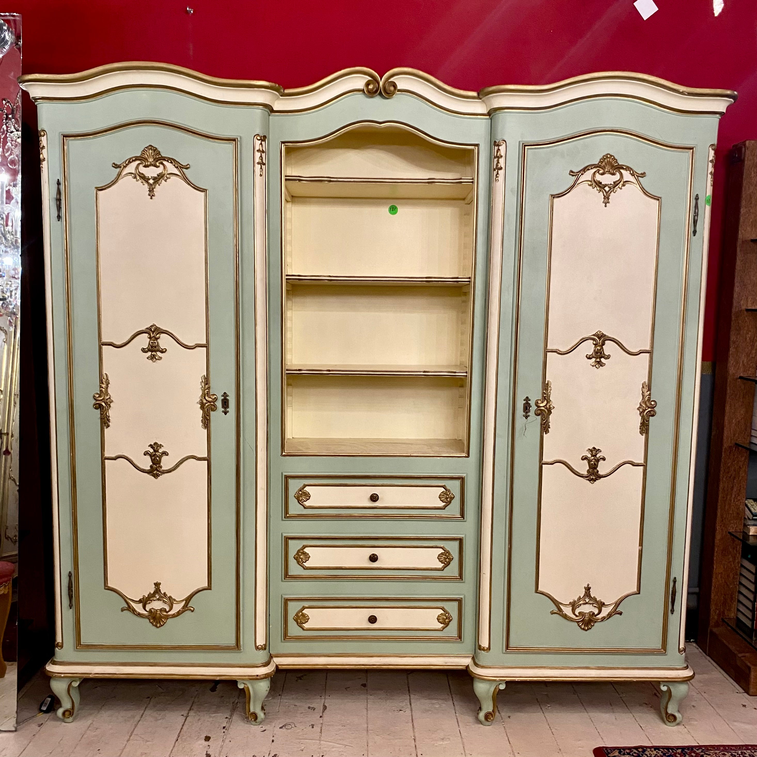 Stunning French Wardrobe with Snails Feet