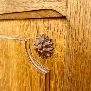 Antique French Country Oak Wardrobe