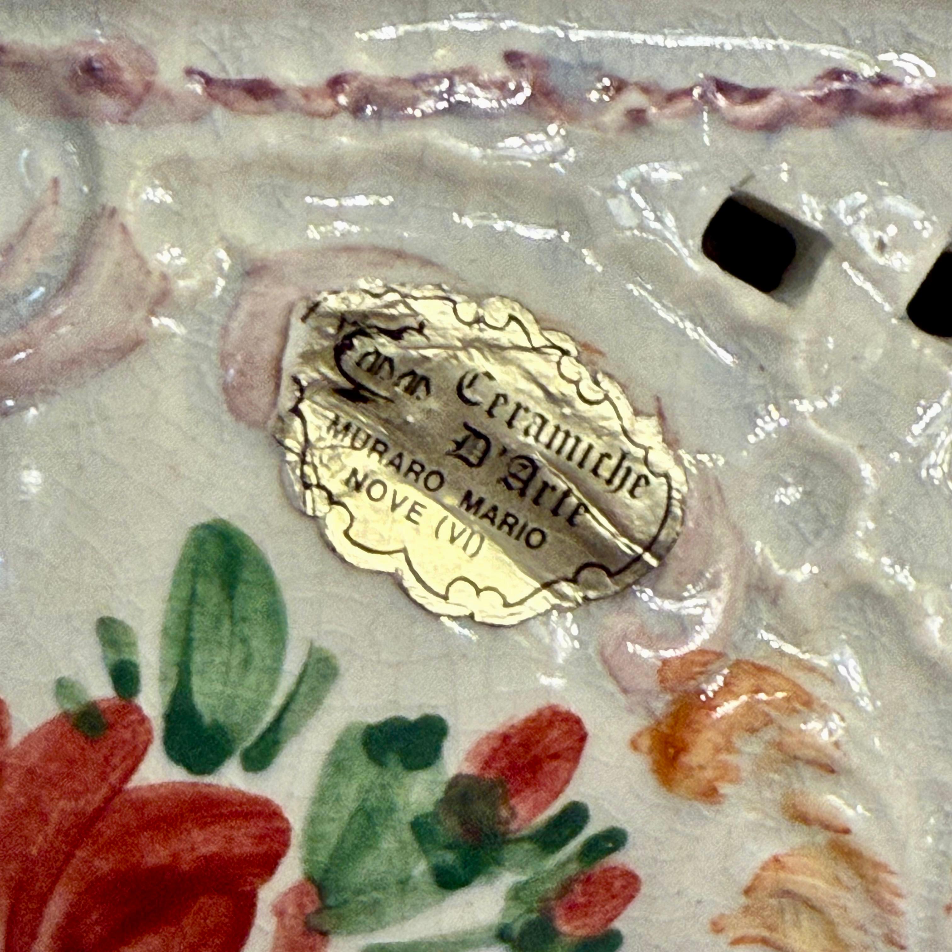 Murano Mario Nove Ceramic Dish with Twin-handle