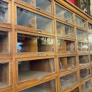 Very Large Antique Oak Filing Cabinet