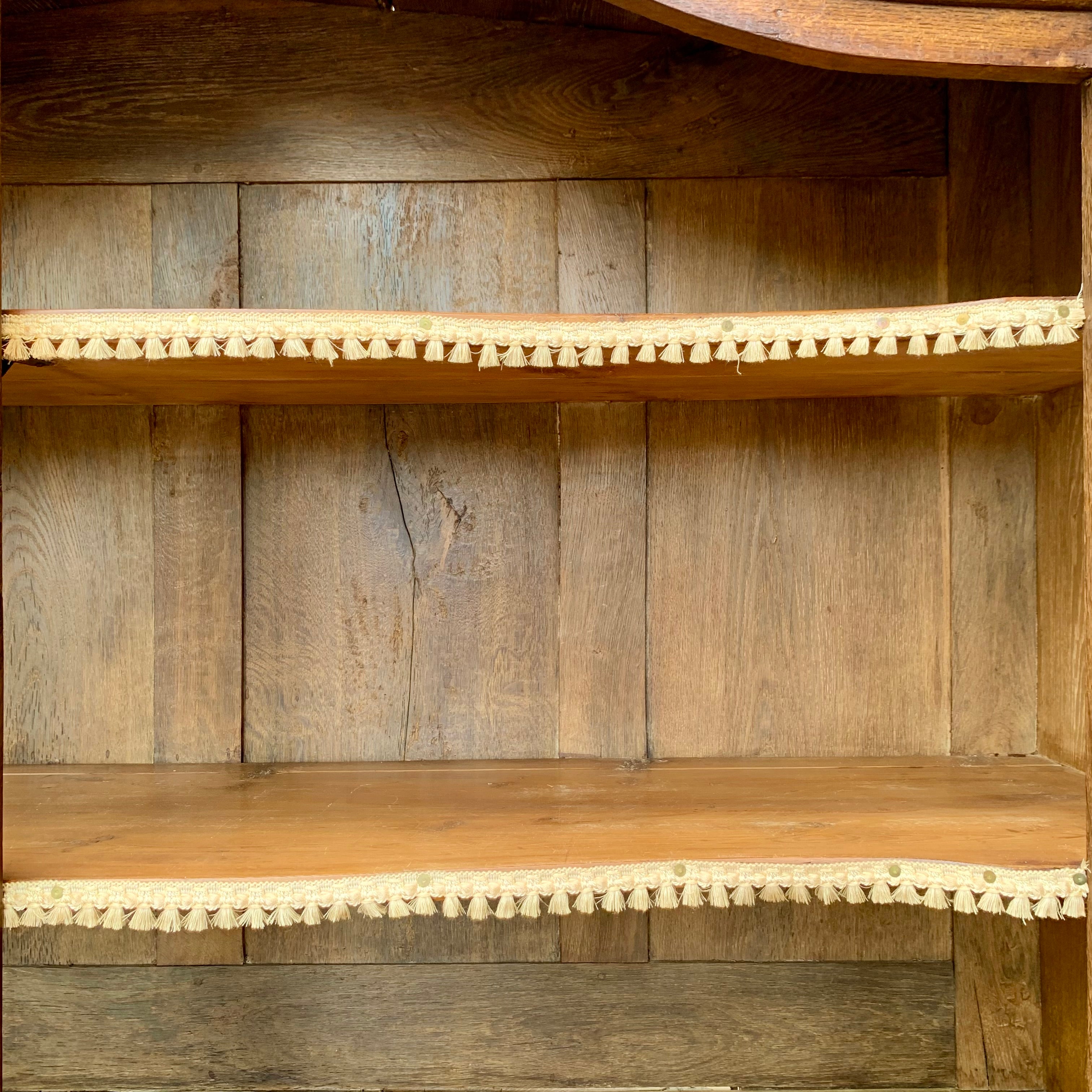 Large Oak Display Cabinet