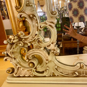 Beautiful Antique Italian Gilt Dresser and Mirror Console