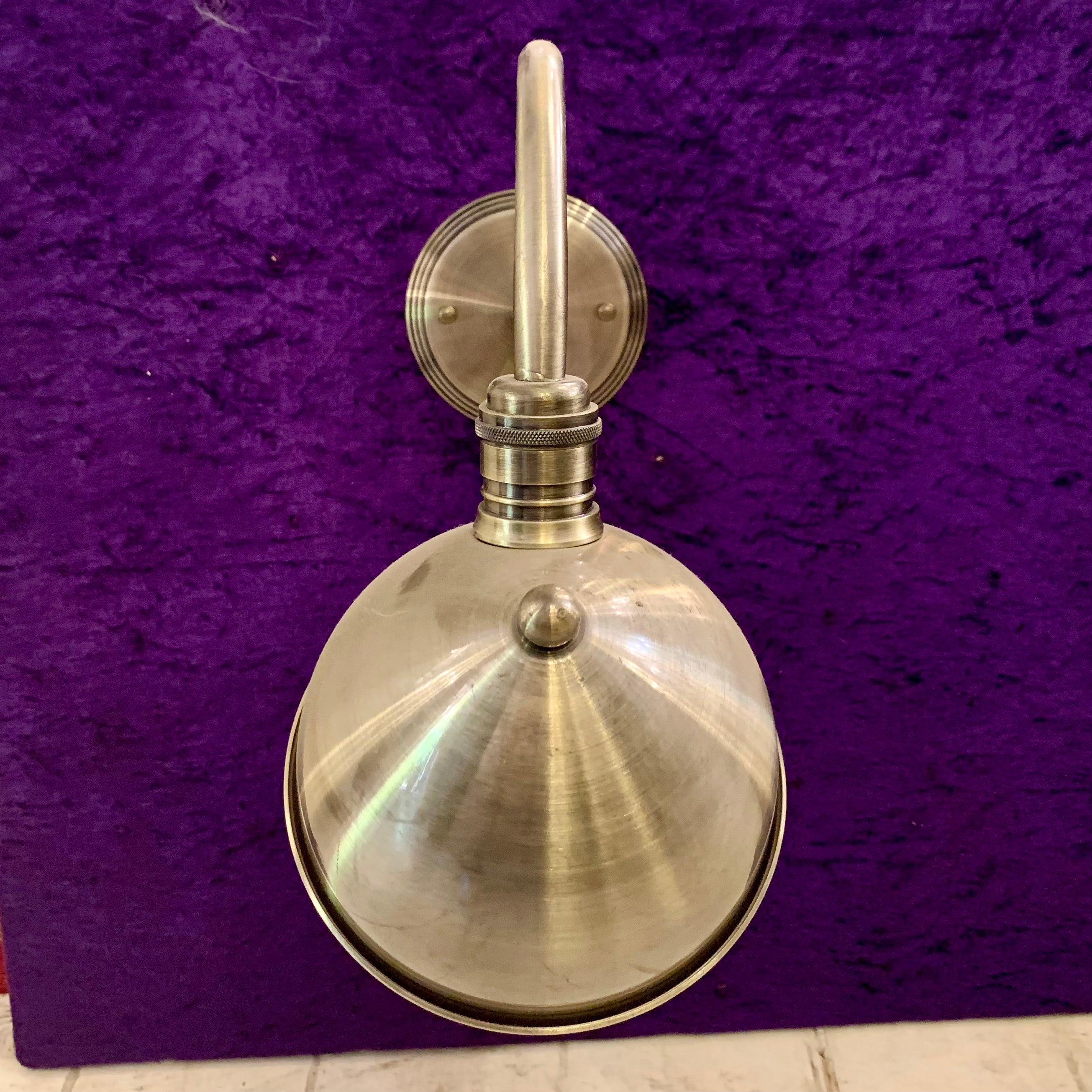 Polished Nickel Wall Lamp Sconce