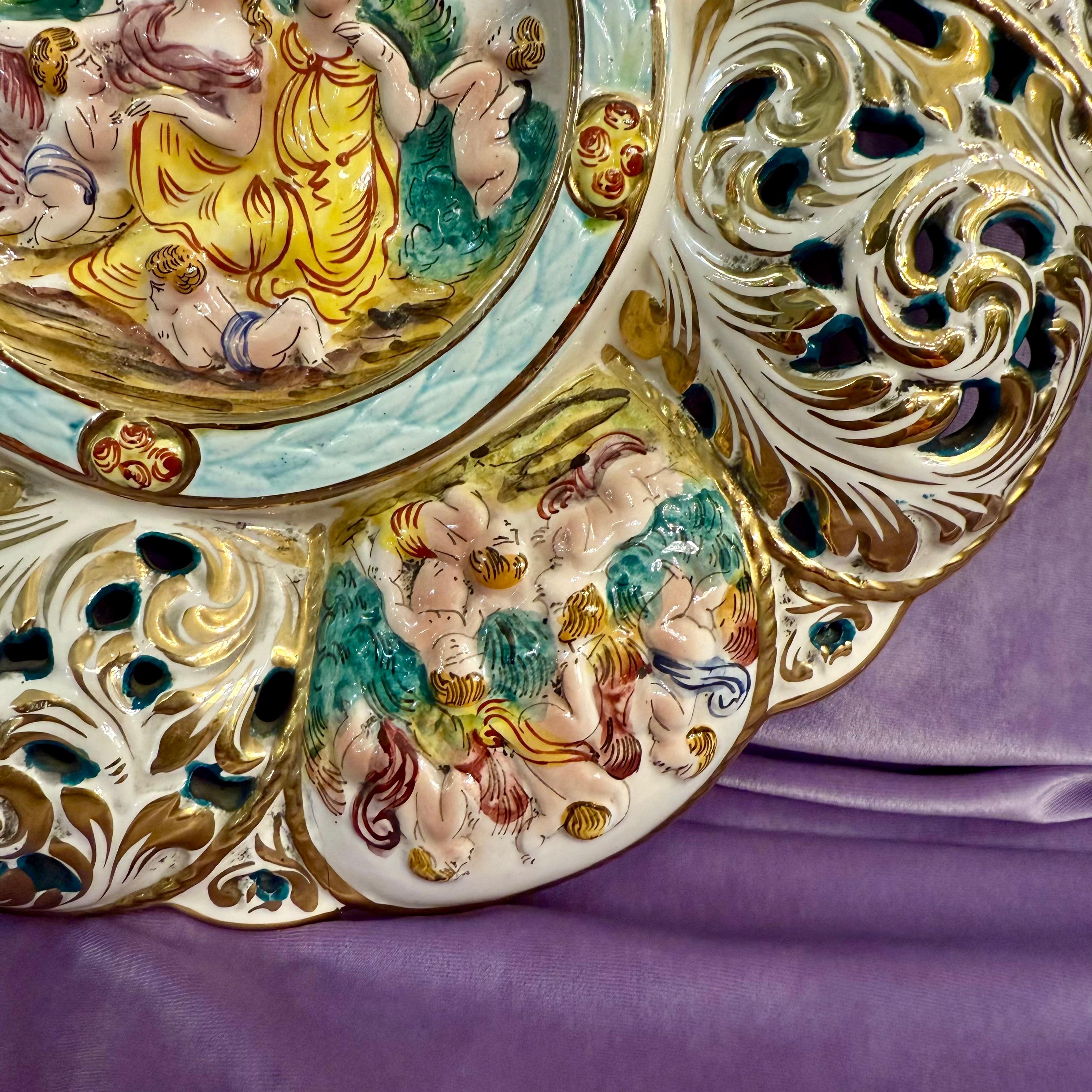 Capodimonte Decorative Wall Plate