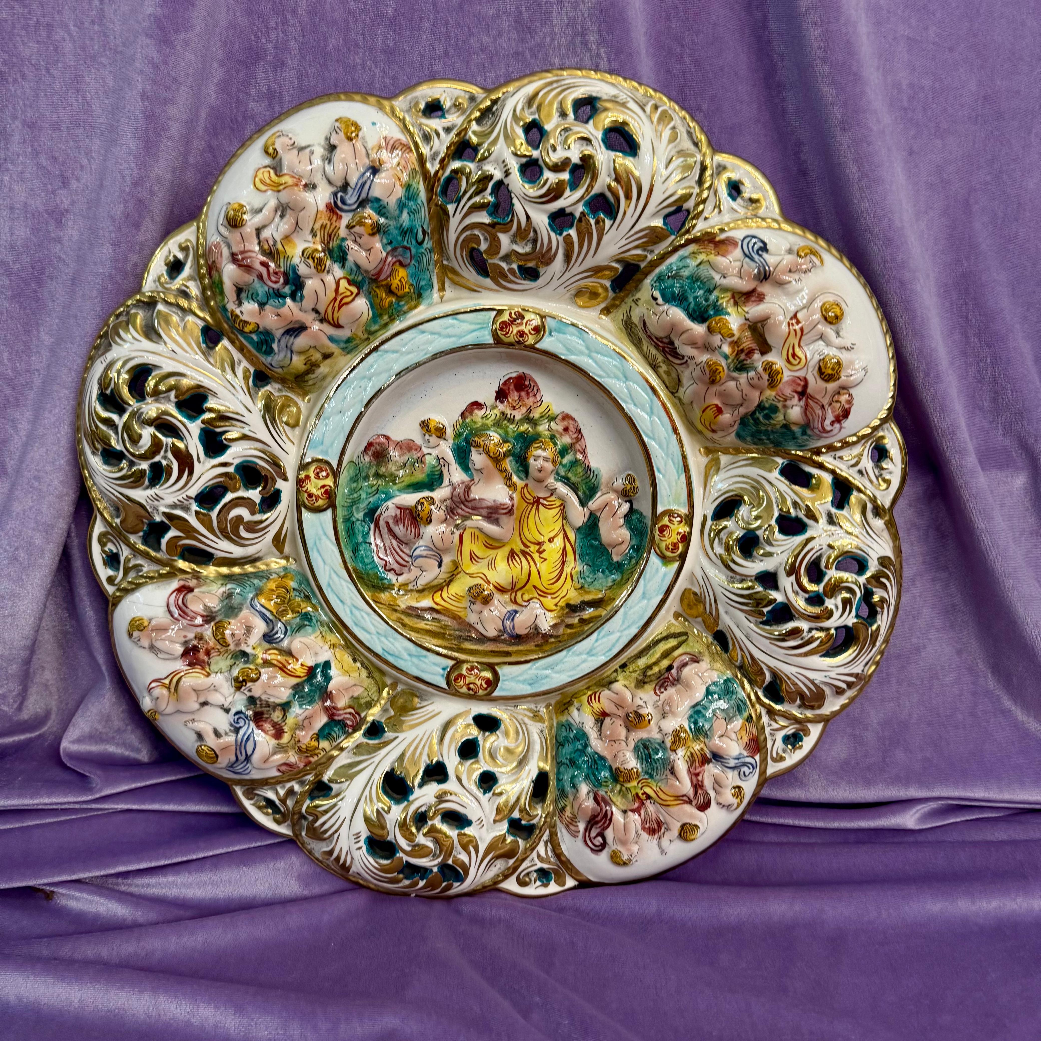 Capodimonte Decorative Wall Plate