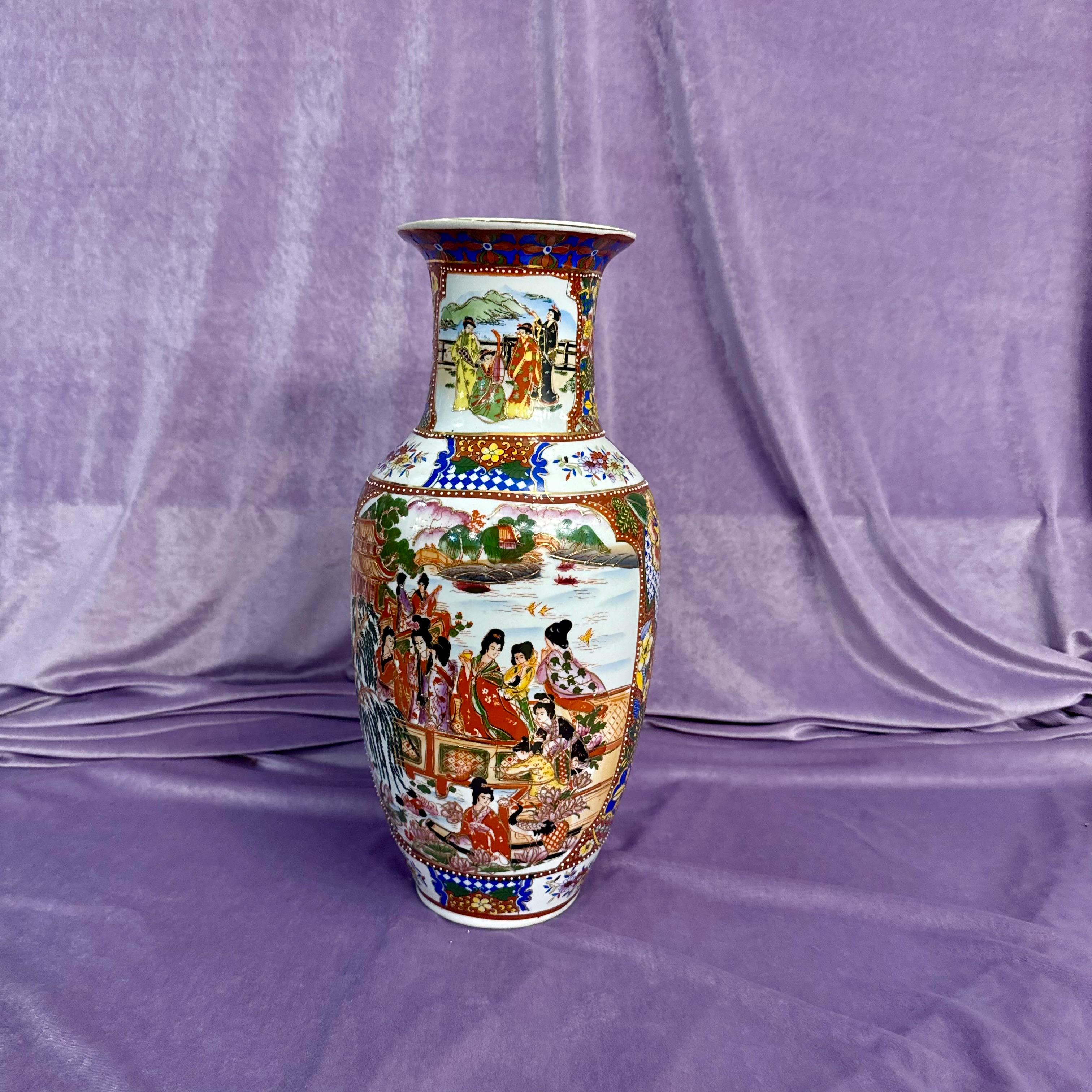 Large Satsuma Porcelain Vase - SOLD