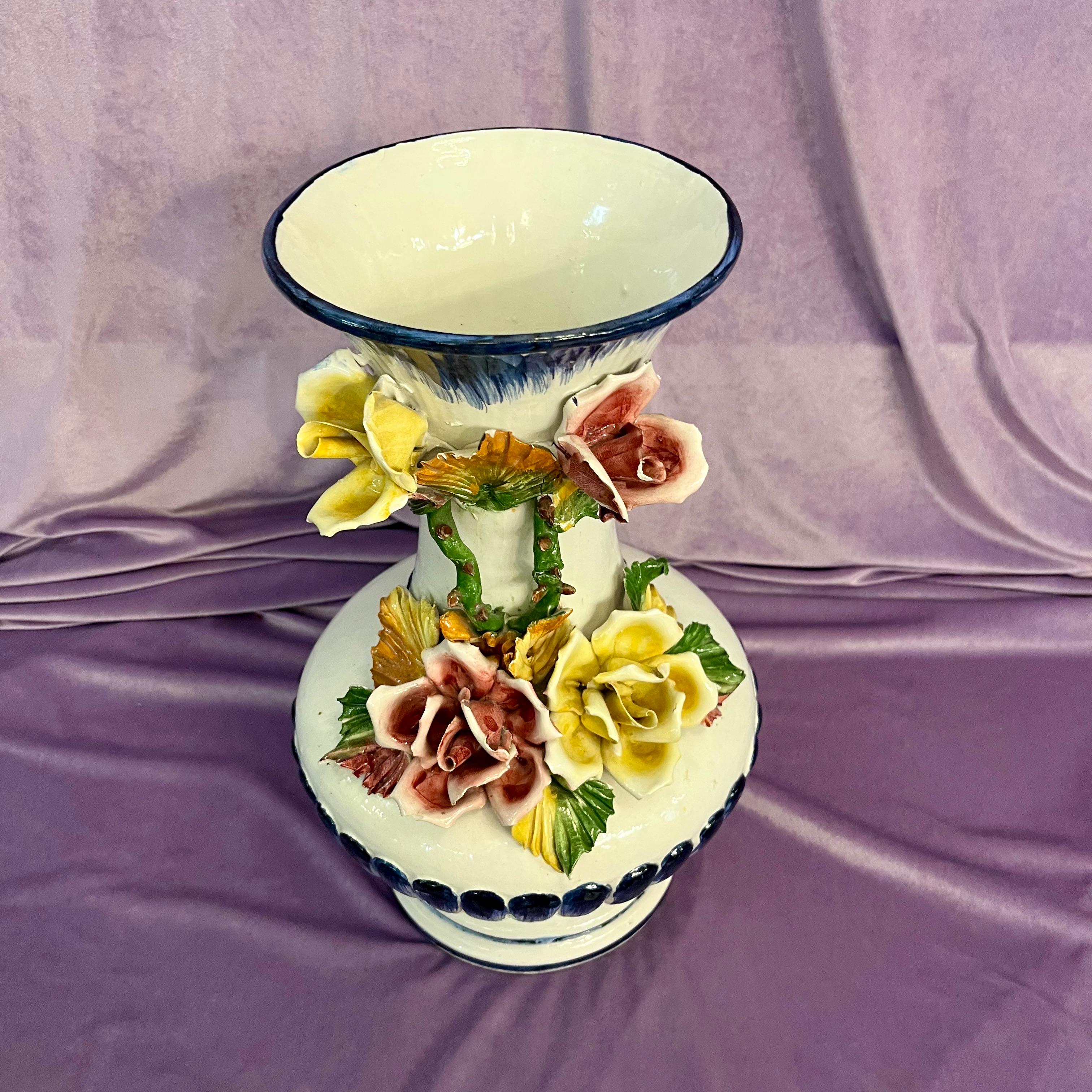 Vintage Capodimonte Urn