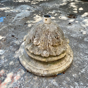 Antique Concrete Umbrella Holder