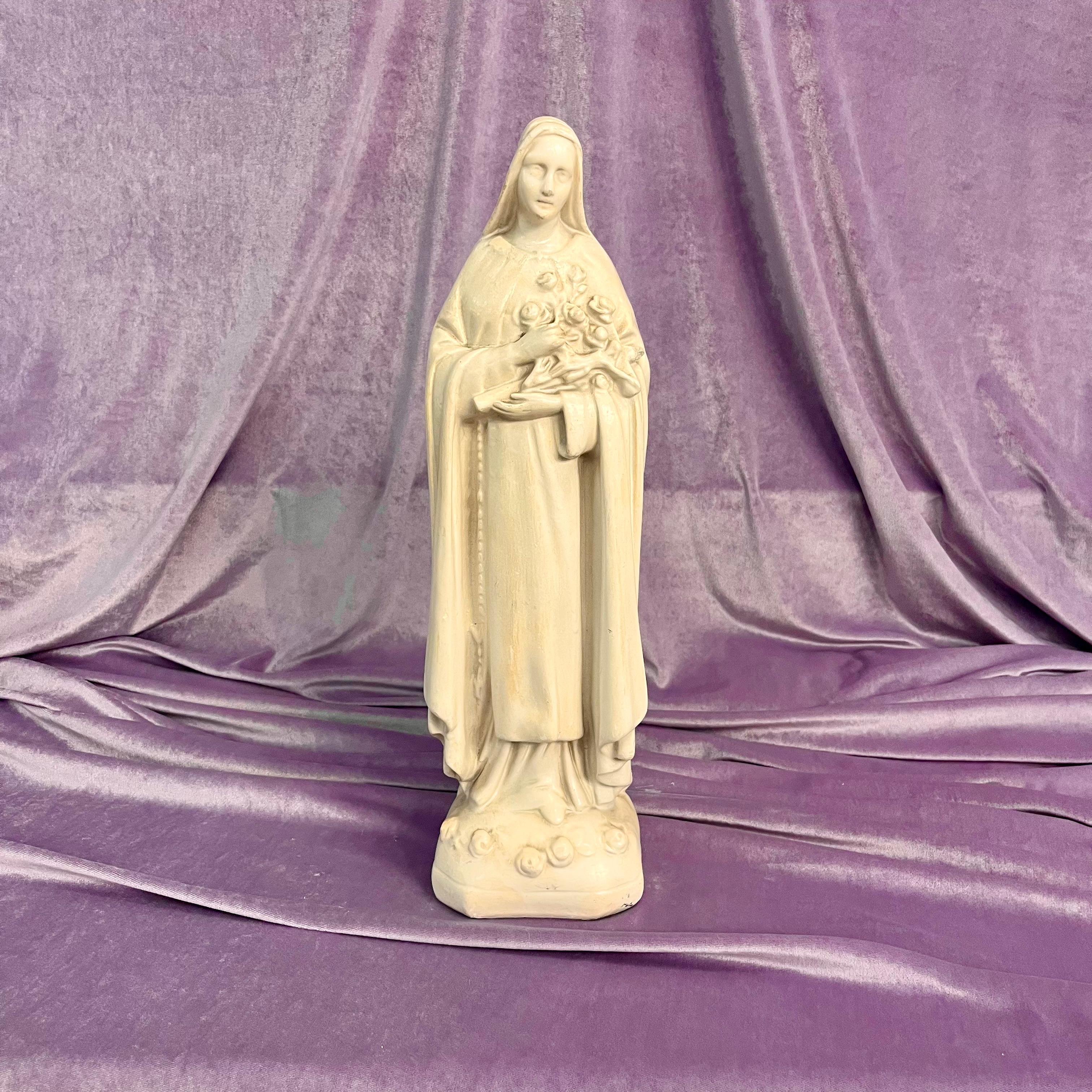 Antique Statuette of French saint. St Therese of Lisieux