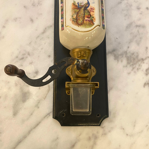 Vintage Porcelain Coffee Grinder