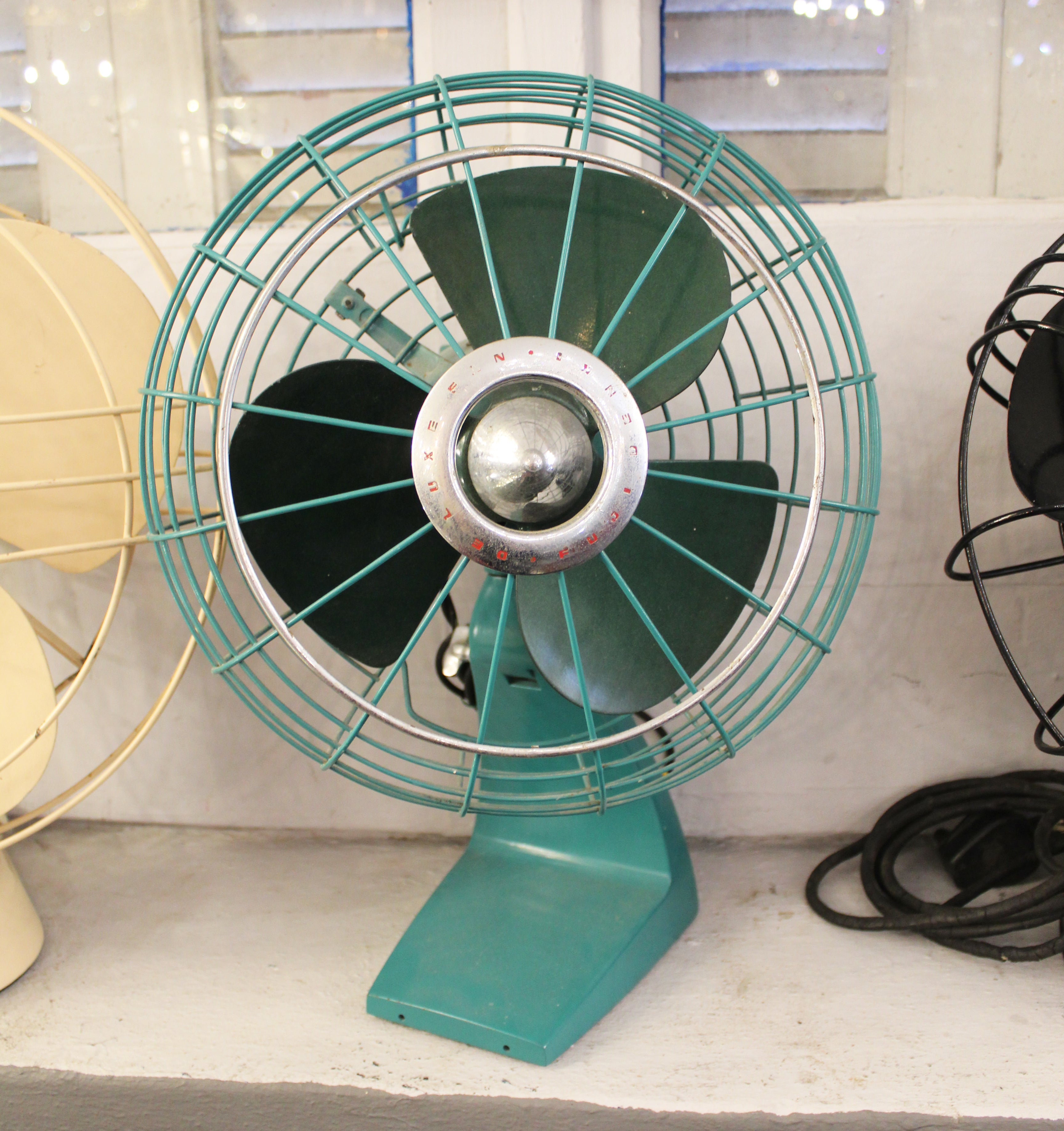 Vintage Aquamarine Fan