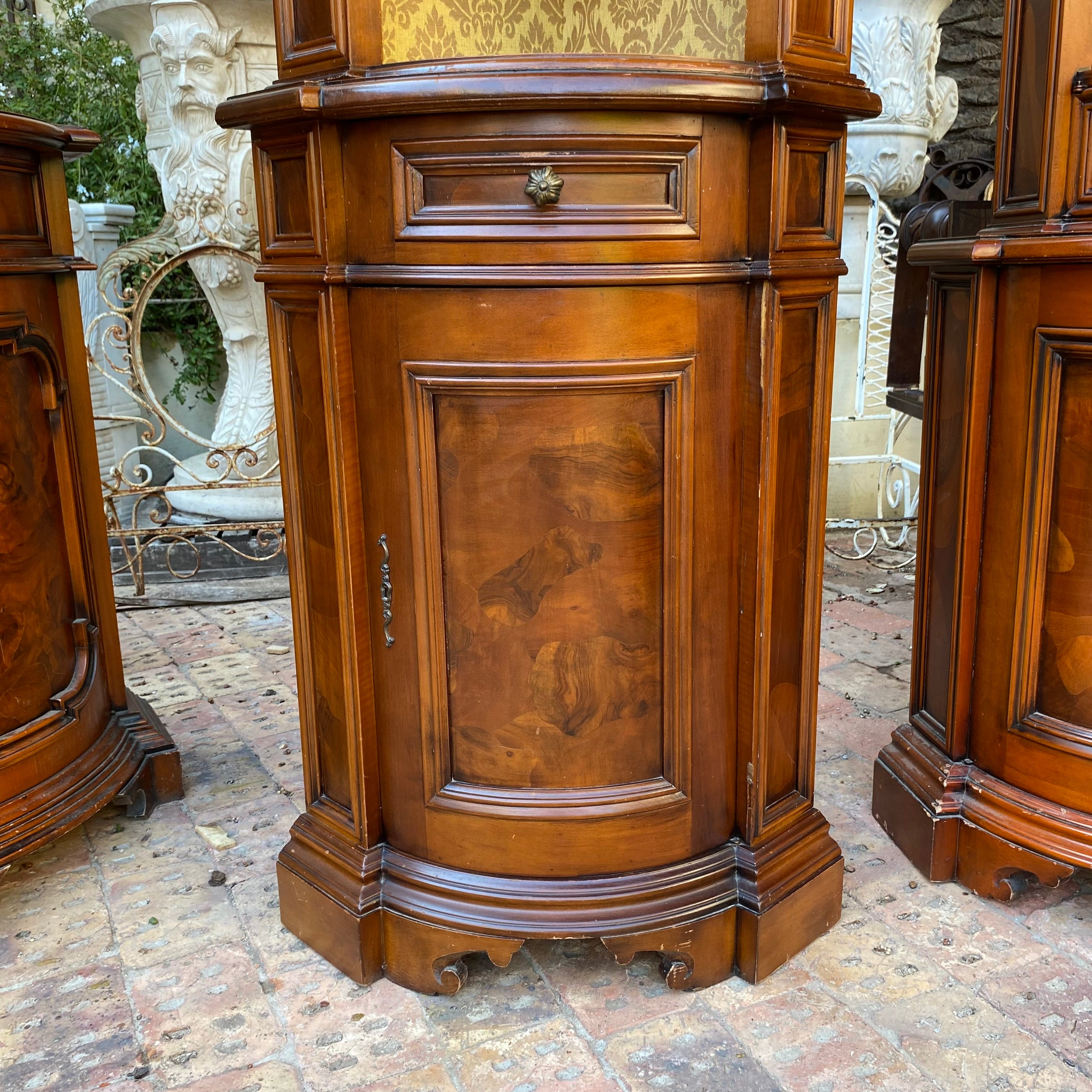 Amazing Antique Rosewood Cabinet Set