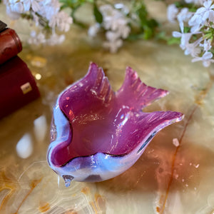 A Sweet Pink Murano Swallow Bowl