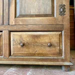 Large Antique Dutch Oak Cabinet