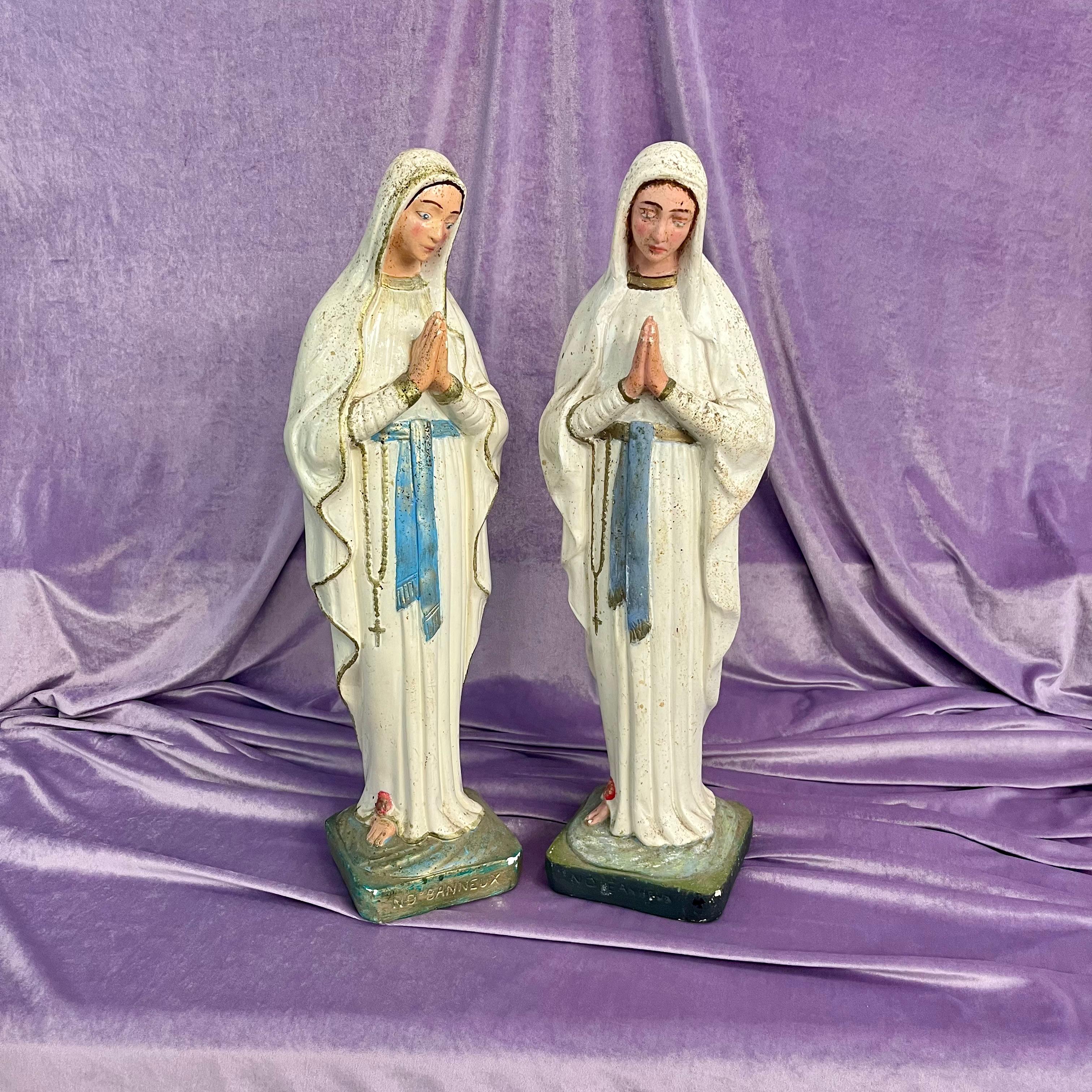 Antique Statuette of Mother Mary
