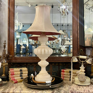 Large Alabaster Table Lamp, c. Early-20th Century