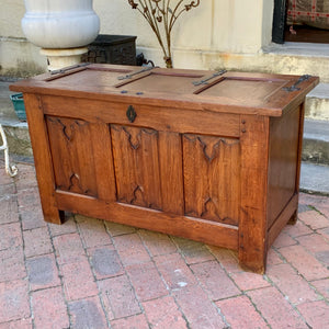 Small Antique Oak Chest