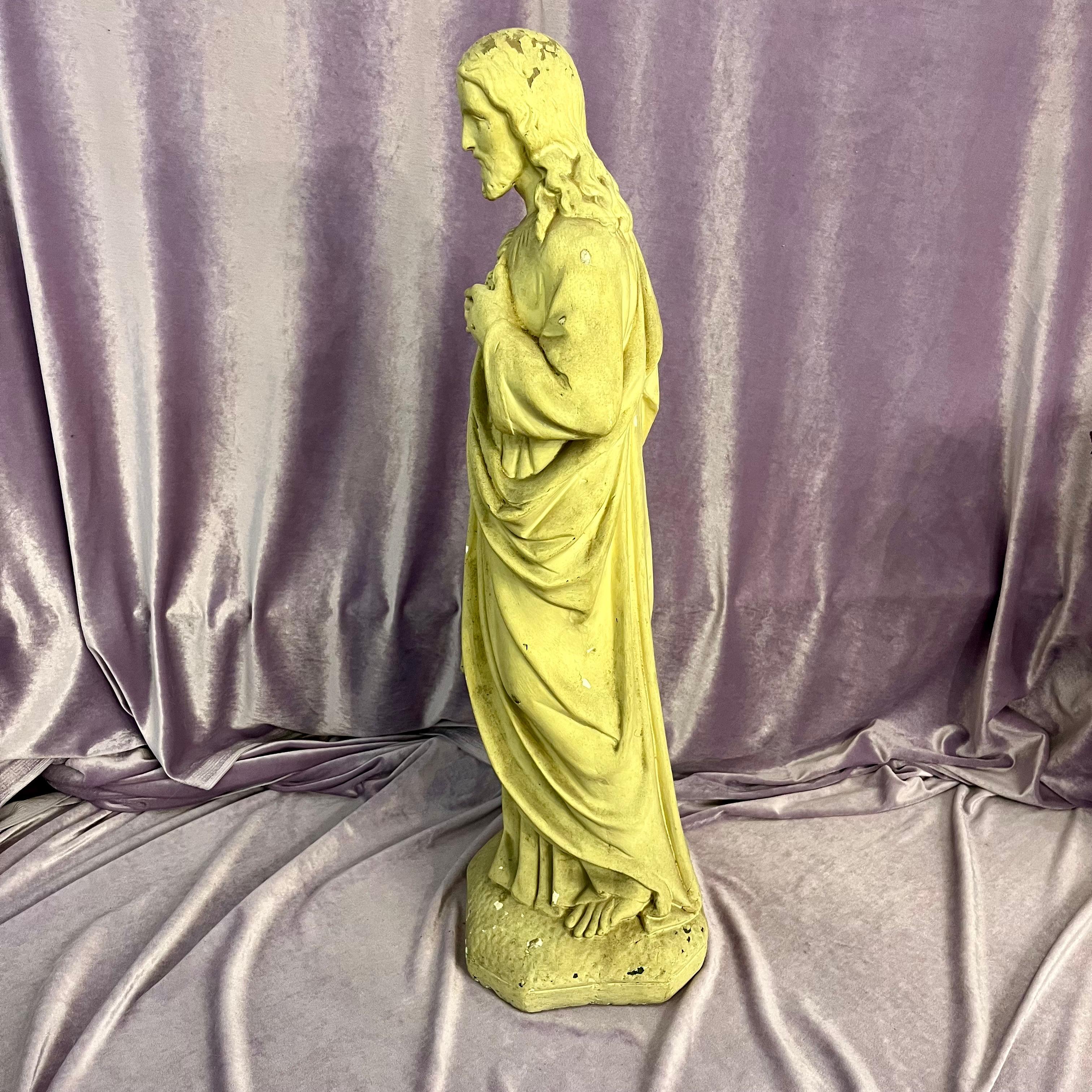 Devotional Sacred Heart Sculpture