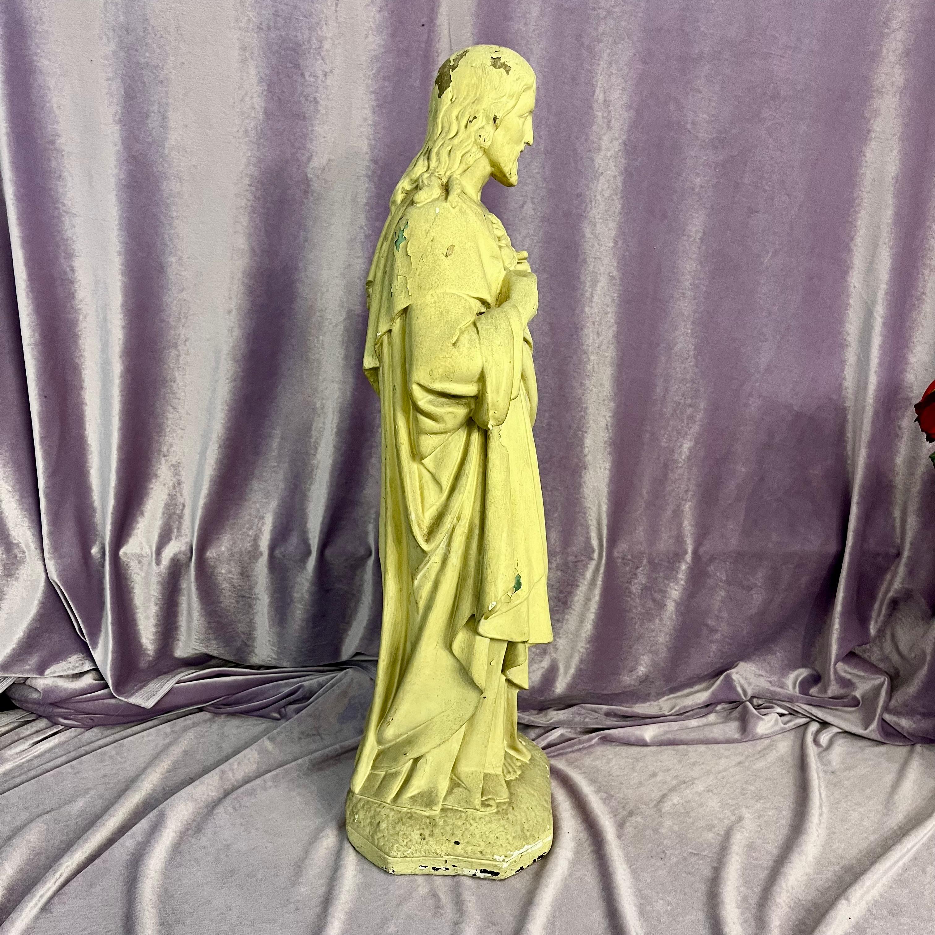 Devotional Sacred Heart Sculpture