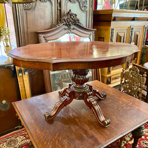 Beautiful Hand Carved Mahogany Table