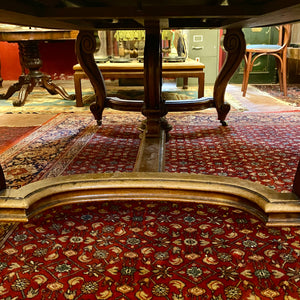 Impressive and Large Antique Walnut Extendable Dining Table