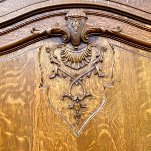 Very Large and Impressive Antique Oak Armoire