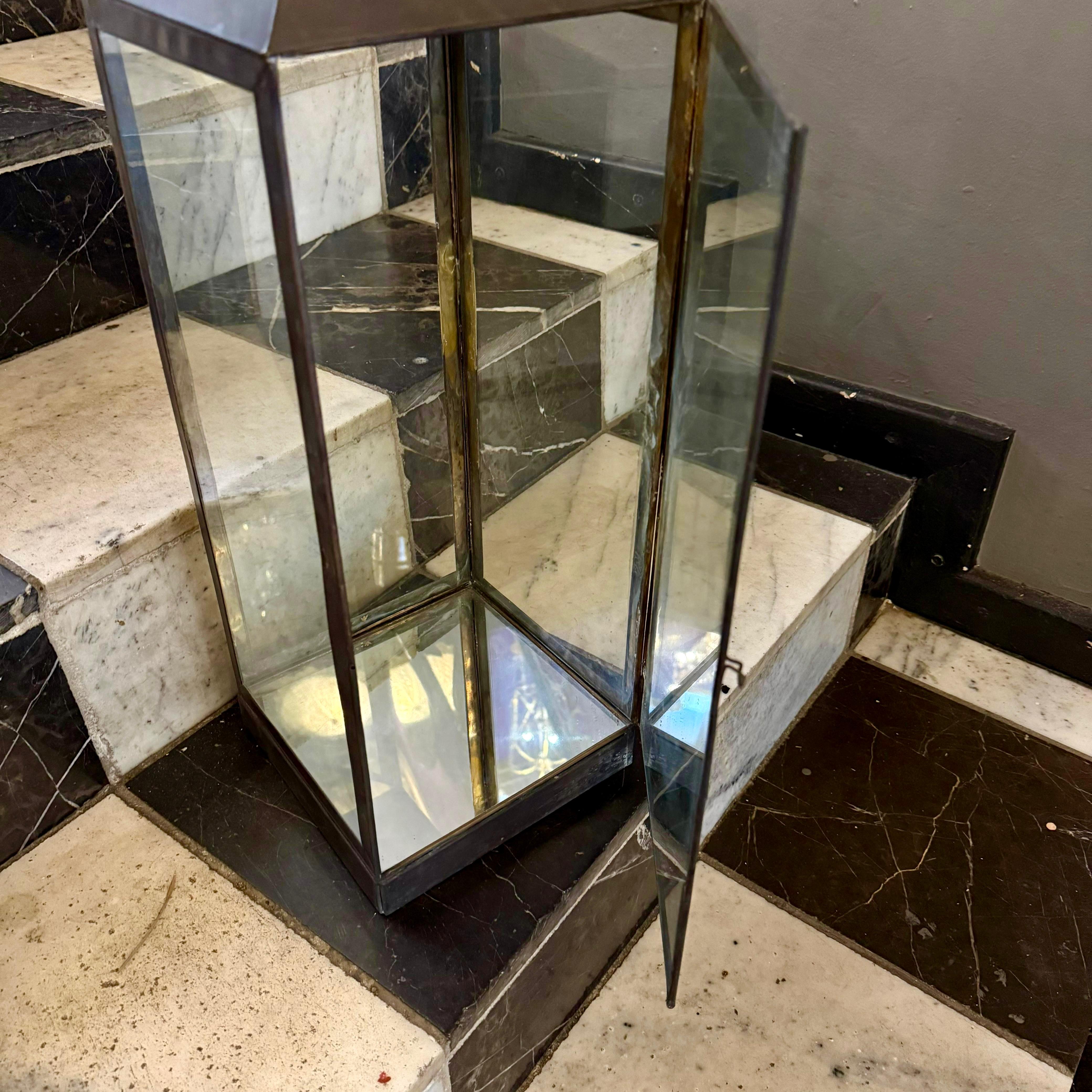 Large Decor Patina Lantern - SOLD