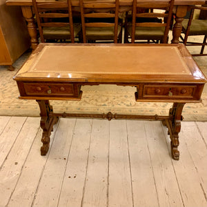 Small Antique Oak Writers Bureau