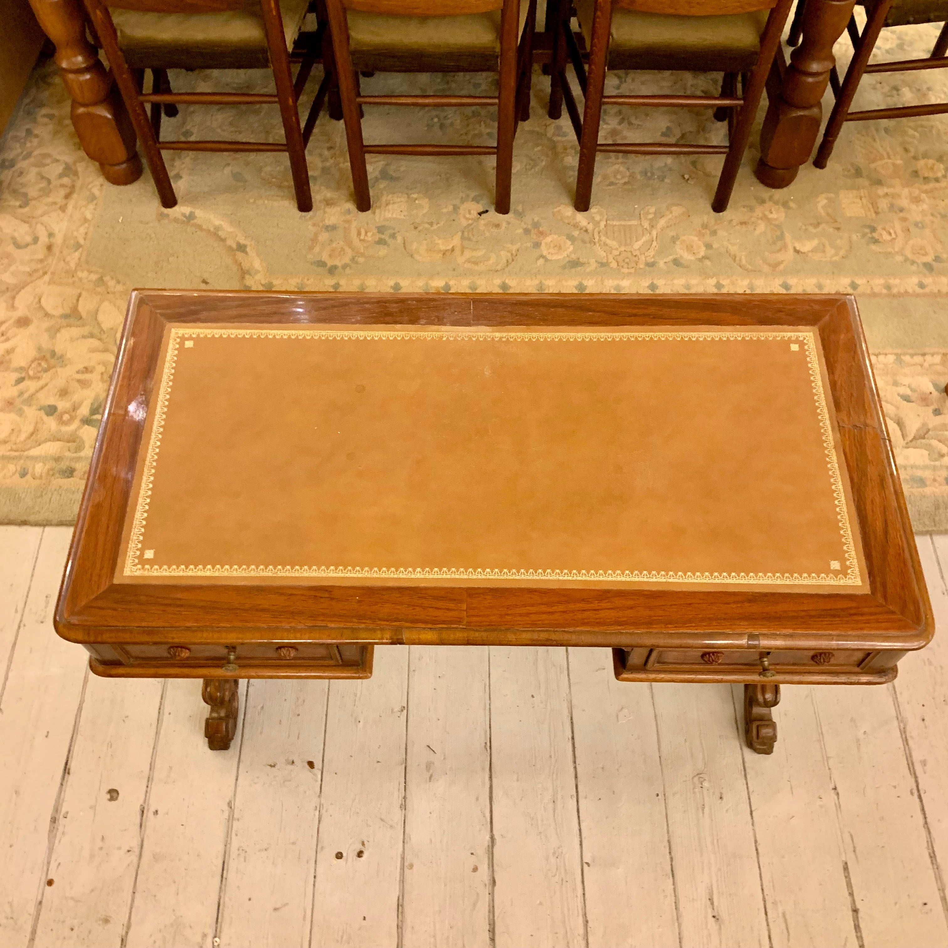 Small Antique Oak Writers Bureau