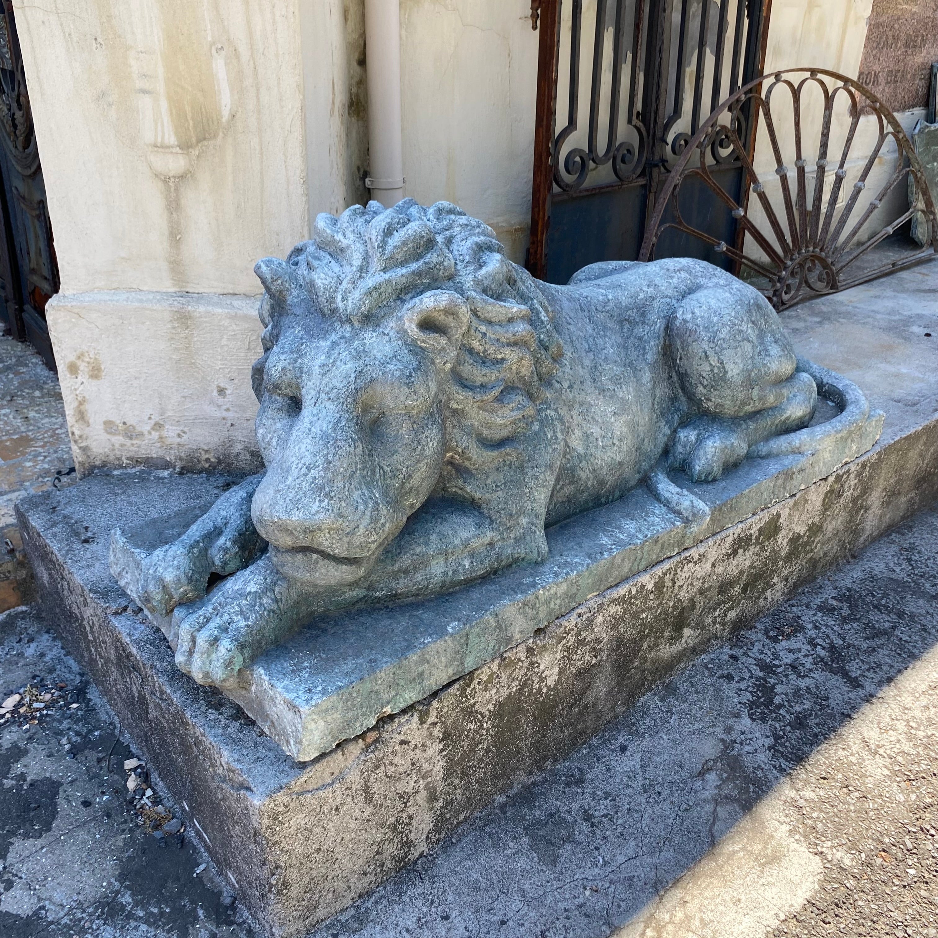 Aged Terracotta Lion