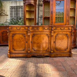 Antique French Burr Walnut Sideboard