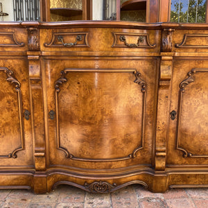 Antique French Burr Walnut Sideboard