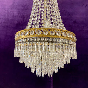 Stunning Antique Neoclassical Chandelier