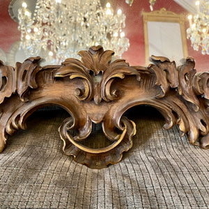 Stunning Carved Rosewood Mirror